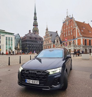 Travelnews.lv apceļo Latviju ar jauno Audi Q7 SUV S line 60 3.0 TFSI 7