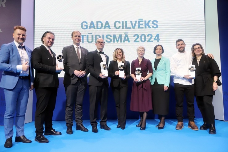 «GADA CILVĒKS TŪRISMĀ 2024» apbalvošanas ceremonija tūrisma izstādē «Balttour 2025». Foto: Rojs Maizītis 367312