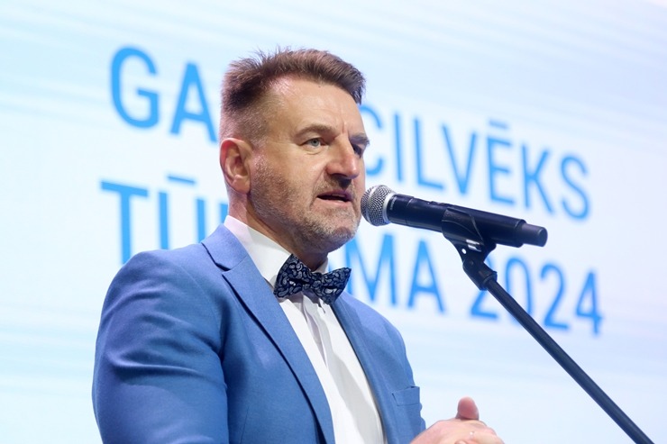 «GADA CILVĒKS TŪRISMĀ 2024» apbalvošanas ceremonija tūrisma izstādē «Balttour 2025». Foto: Rojs Maizītis 367316