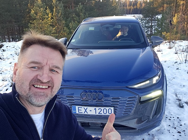 Ar 387 zirgspēku jaudīgo «Audi Q6 SUV e-tron» apceļojam Latviju 367789