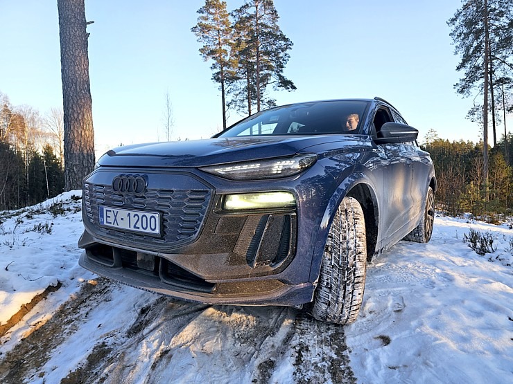 Ar 387 zirgspēku jaudīgo «Audi Q6 SUV e-tron» apceļojam Latviju 367791