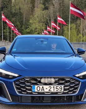  Travelnews.lv ceļo uz Siguldu un Jūrmalu ar jauno un 367 zs jaudīgo «Audi S5 Sedan» 6
