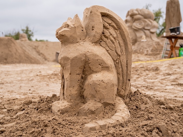 19. Starptautiskā smilšu skulptūru festivāls “Sand Signs 2025” pulcēja 17 meistarus no 11 valstīm. Foto: Raina Šmelde 19. Starptautiskā smilšu skulptūru festivāls “Sand Signs 2025” pulcēja 17 meistarus no 11 valstīm. Foto: Raina Šmelde 371288