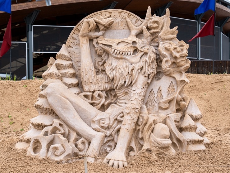 19. Starptautiskā smilšu skulptūru festivāls “Sand Signs 2025” pulcēja 17 meistarus no 11 valstīm. Foto: Raina Šmelde 19. Starptautiskā smilšu skulptūru festivāls “Sand Signs 2025” pulcēja 17 meistarus no 11 valstīm. Foto: Raina Šmelde 371282