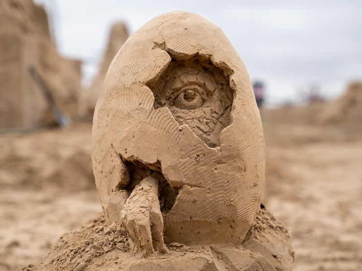 19. Starptautiskā smilšu skulptūru festivāls “Sand Signs 2025” pulcēja 17 meistarus no 11 valstīm. Foto: Raina Šmelde 19. Starptautiskā smilšu skulptūru festivāls “Sand Signs 2025” pulcēja 17 meistarus no 11 valstīm. Foto: Raina Šmelde 371284