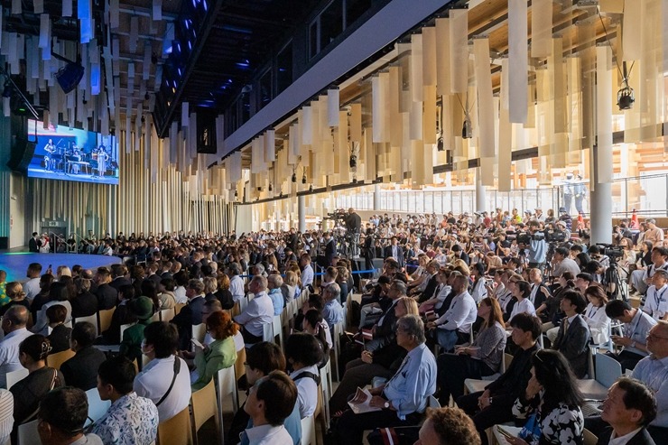 «EXPO 2025 Osaka» ietvaros Latvija prezentē savus inovatīvos sasniegumus. Foto: Reinis Oliņš, Dāvis Jansons «EXPO 2025 Osaka» ietvaros Latvija prezentē savus inovatīvos sasniegumus. Foto: Reinis Oliņš, Dāvis Jansons 371373