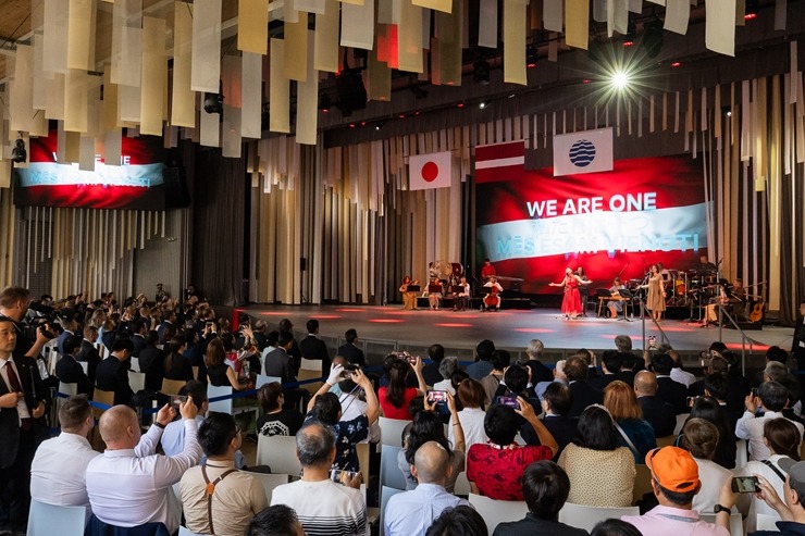 «EXPO 2025 Osaka» ietvaros Latvija prezentē savus inovatīvos sasniegumus. Foto: Reinis Oliņš, Dāvis Jansons «EXPO 2025 Osaka» ietvaros Latvija prezentē savus inovatīvos sasniegumus. Foto: Reinis Oliņš, Dāvis Jansons 371374