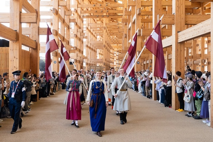 «EXPO 2025 Osaka» ietvaros Latvija prezentē savus inovatīvos sasniegumus. Foto: Reinis Oliņš, Dāvis Jansons «EXPO 2025 Osaka» ietvaros Latvija prezentē savus inovatīvos sasniegumus. Foto: Reinis Oliņš, Dāvis Jansons 371377