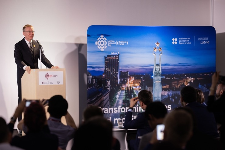 «EXPO 2025 Osaka» ietvaros Latvija prezentē savus inovatīvos sasniegumus. Foto: Reinis Oliņš, Dāvis Jansons «EXPO 2025 Osaka» ietvaros Latvija prezentē savus inovatīvos sasniegumus. Foto: Reinis Oliņš, Dāvis Jansons 371386