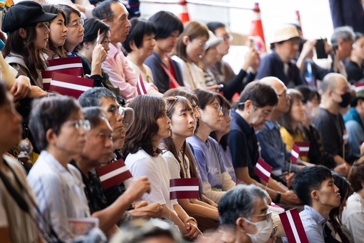 «EXPO 2025 Osaka» ietvaros Latvija prezentē savus inovatīvos sasniegumus. Foto: Reinis Oliņš, Dāvis Jansons «EXPO 2025 Osaka» ietvaros Latvija prezentē savus inovatīvos sasniegumus. Foto: Reinis Oliņš, Dāvis Jansons 371353