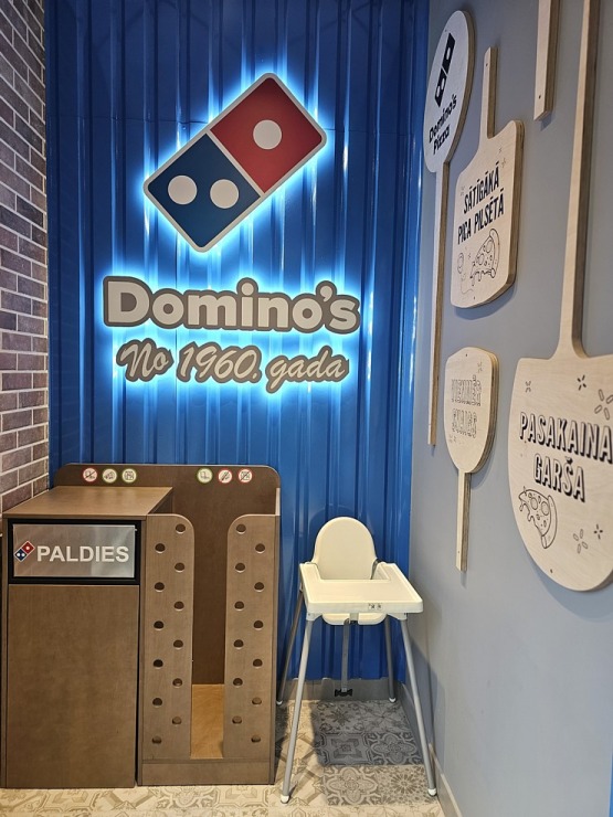 Rīgas «K. K. fon Stricka villas» tuvumā atver jaunu «Dominos Pizza» picēriju 372371