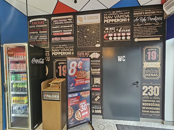 Rīgas «K. K. fon Stricka villas» tuvumā atver jaunu «Dominos Pizza» picēriju 372373
