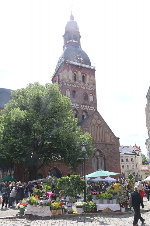Rīgas Doma laukumā norisinās ikgadējais Zāļu tirgus 372807