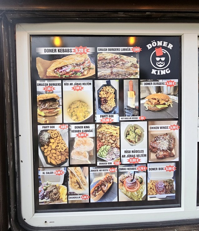 Iepazīstam un izgaršojam Krāslavas jauno kebabnīcu «Doner King», kas atrodas Aronsona ielā 5A 374065