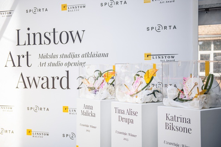 Rīgā, SPORTA 2 kvartālā atklāta «Linstow Art Award» mākslas studija 375736