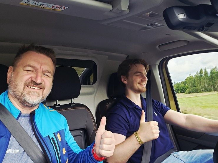 Ceļojam ar jauno kravas «VW Transporter Panamericana» pēc vilnas maisiem uz Latgali 375892
