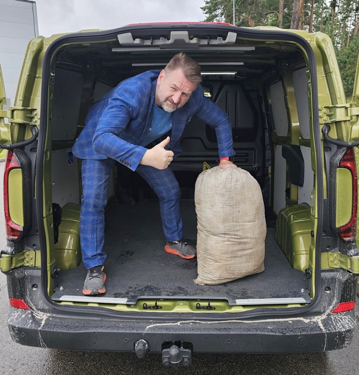 Ceļojam ar jauno kravas «VW Transporter Panamericana» pēc vilnas maisiem uz Latgali 375903