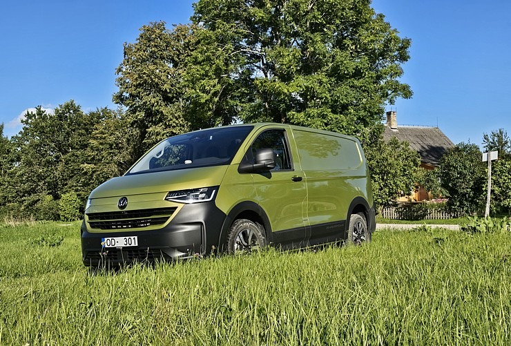 Ceļojam ar jauno kravas «VW Transporter Panamericana» pēc vilnas maisiem uz Latgali 375896