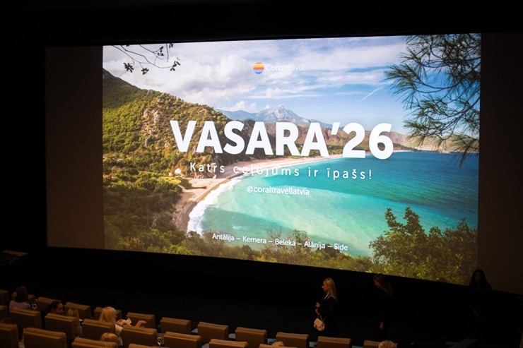 «Coral Travel Latvia» vērienīgā pasākumā «Forum Cinemas» prezentē Vasaras ’26 sezonu 376048