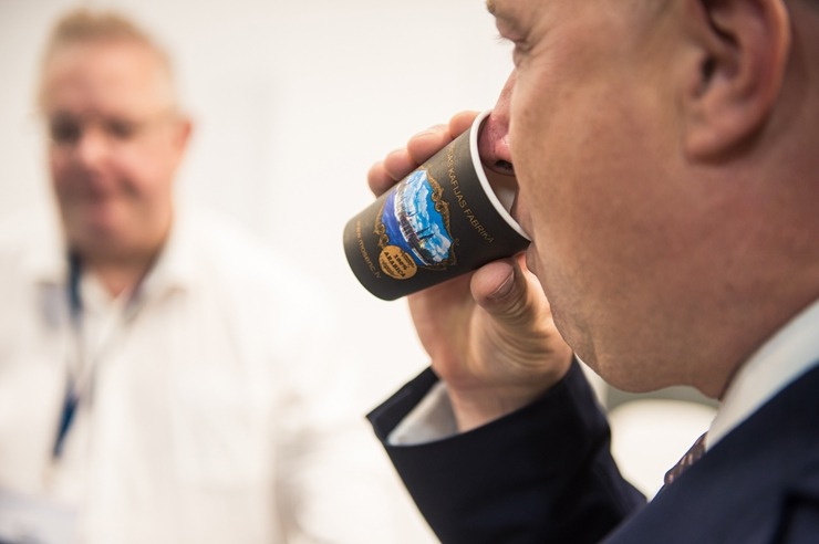 Ķīpsalā norit Baltijas lielākā pārtikas industrijas izstāde «Riga Food 2025», kurai ir jau 30 gadu dzimšanas diena. Foto: Ieva Makare Ķīpsalā norit Baltijas lielākā pārtikas industrijas izstāde «Riga Food 2025», kurai ir jau 30 gadu dzimšanas diena. Foto: Ieva Makare 376349