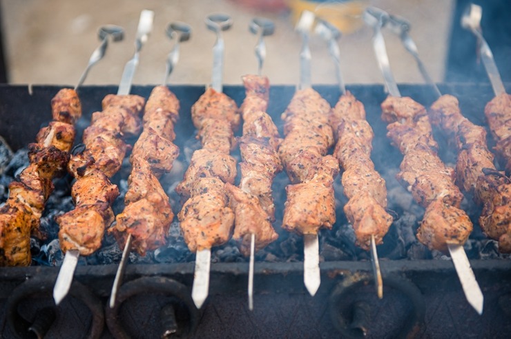 Ķīpsalā norit Baltijas lielākā pārtikas industrijas izstāde «Riga Food 2025», kurai ir jau 30 gadu dzimšanas diena. Foto: Ieva Makare 376429