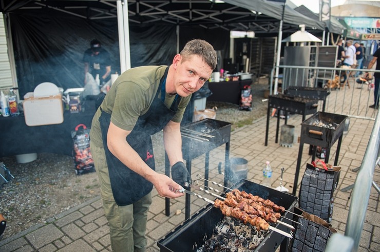 Ķīpsalā norit Baltijas lielākā pārtikas industrijas izstāde «Riga Food 2025», kurai ir jau 30 gadu dzimšanas diena. Foto: Ieva Makare 376433