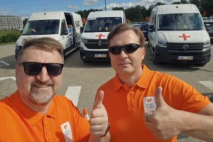 Daži foto mirkļi no Ukrainas - projekts «Skolas somas Ukrainai» ar «SIXT» - Foto