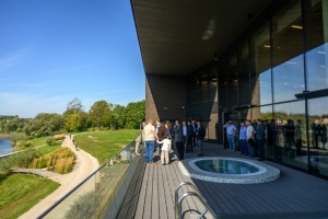 Rēzeknē pulcējas investori un interesanti, lai iepazītu Rēzeknes SPA centru. Foto: Rēzeknes TIC 14