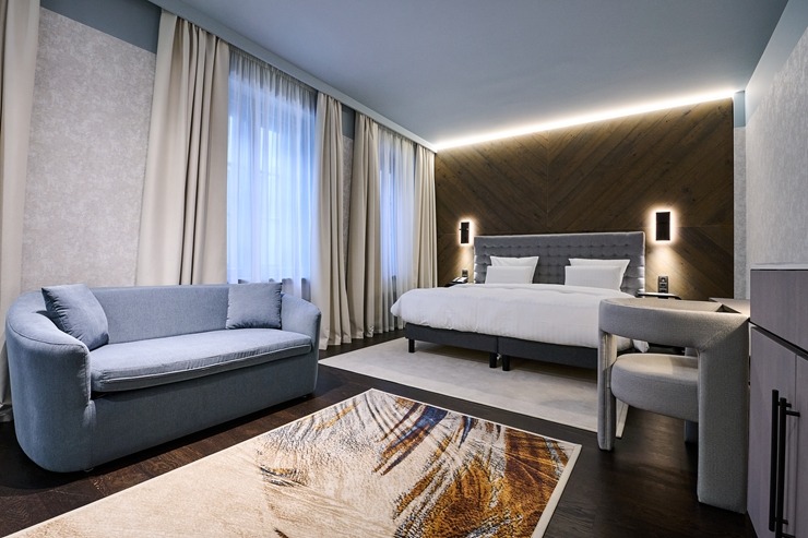 Skati Vecrīgas viesnīcas «Pullman Riga Old Town Hotel» telpas un jauno dizainu pēc renovācijas 377952