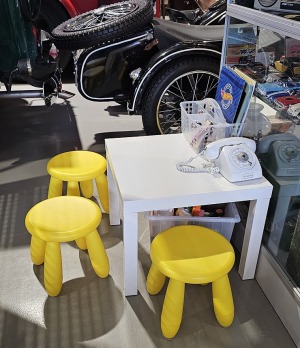 Apmeklējam Milzkalnes «Classic Car & Motorcycle Garage» muzeju Tukuma novadā 44