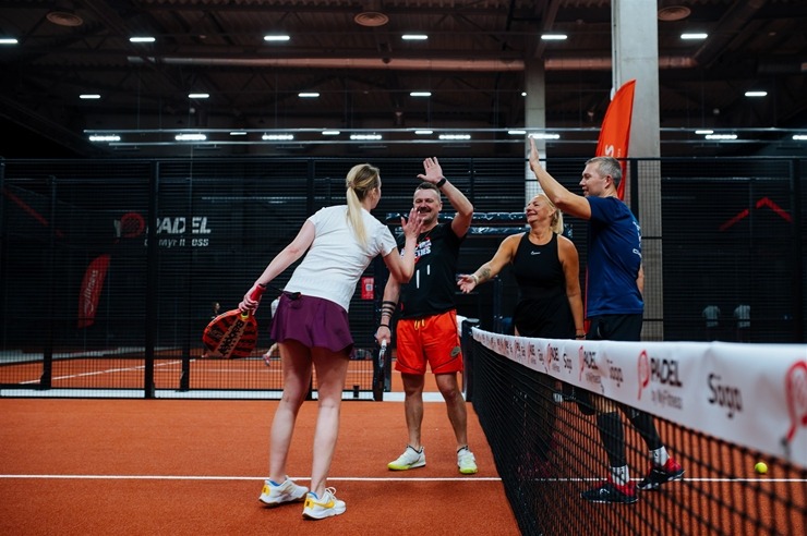 «MyFitness Sāga» sporta klubā atklāj trīs jaunus Padel kortus. Foto: MyFitness.lv 381666