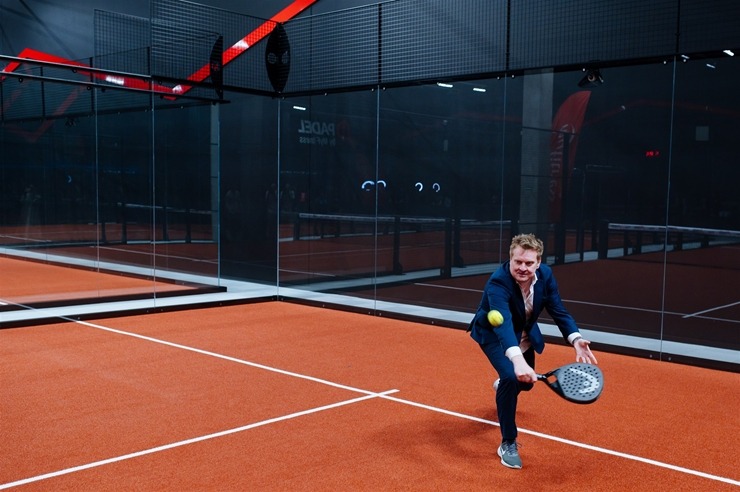 «MyFitness Sāga» sporta klubā atklāj trīs jaunus Padel kortus. Foto: MyFitness.lv 381680