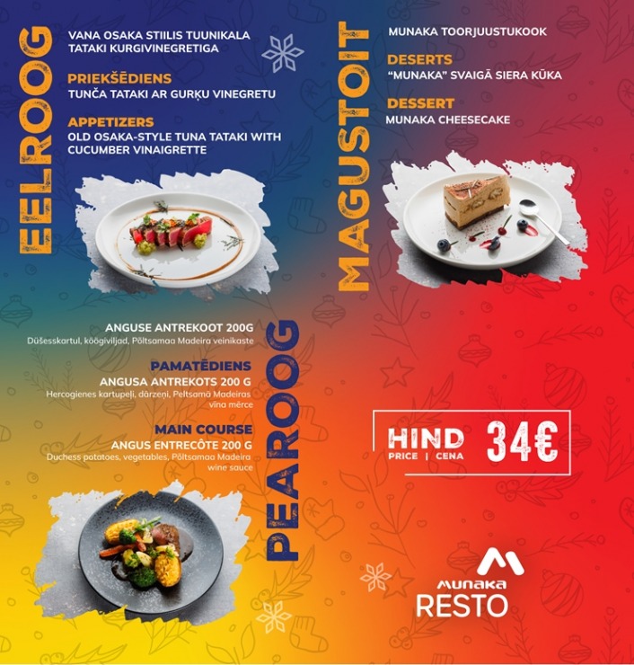 Ievērtē restorānu festivāla «Otepē garšas» šefpavāru ēdienus 29 - 38 eiro vērtībā. Foto: otepaa.ee 382072