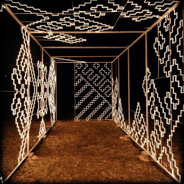 Ogres novadā iemirdzas Ziemassvētku rotājumi un svētku egles 382276