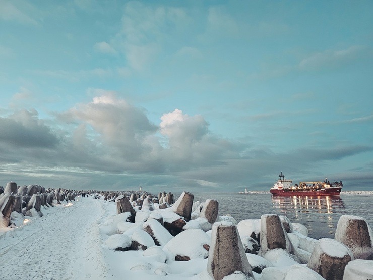 Ventspils nezaudē pievilcību arī ziemas salā 384359
