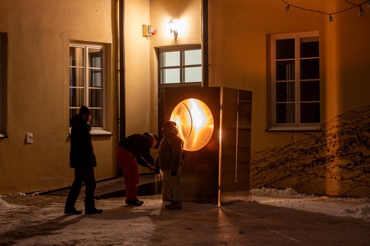 Viļņas gaismas festivāls izceļ pilsētas ziemas pievilcību 384903