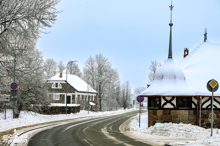 Madonas novada Cesvaine pievilcīga ziemā 385016