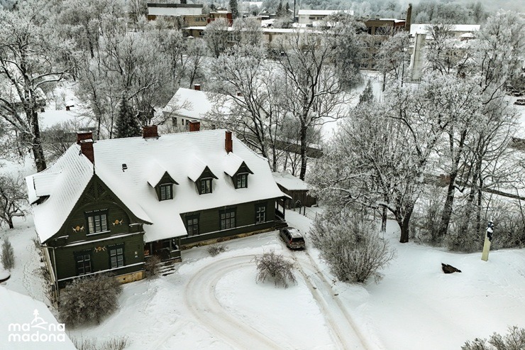Madonas novada Cesvaine pievilcīga ziemā 385006