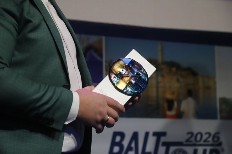 Tūrisma izstādē «Balttour 2026» tiek pasniegtas «GADA CILVĒKS TŪRISMĀ 2025» balvas. Foto: Rojs Maizītis 386056