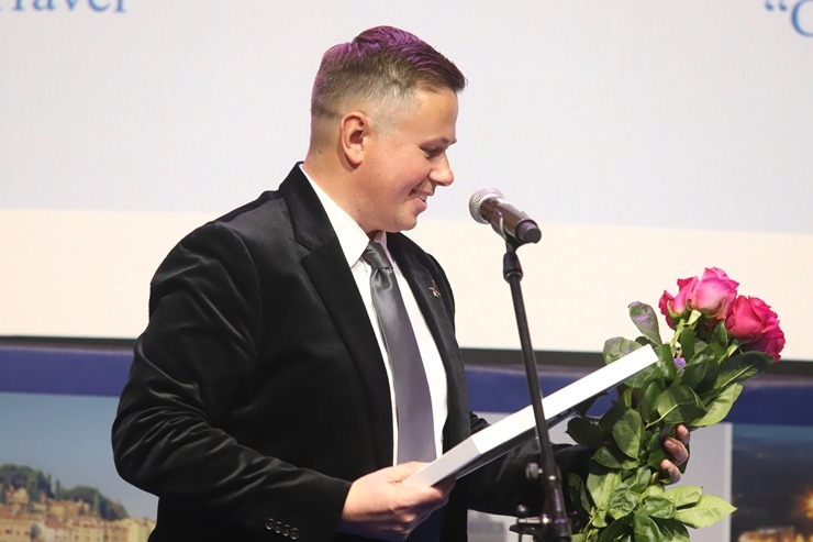 Tūrisma izstādē «Balttour 2026» tiek pasniegtas «GADA CILVĒKS TŪRISMĀ 2025» balvas. Foto: Rojs Maizītis 386065