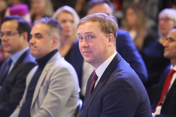 Tūrisma izstādē «Balttour 2026» tiek pasniegtas «GADA CILVĒKS TŪRISMĀ 2025» balvas. Foto: Rojs Maizītis 386070