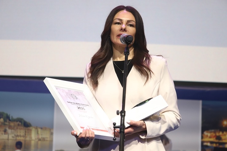 Tūrisma izstādē «Balttour 2026» tiek pasniegtas «GADA CILVĒKS TŪRISMĀ 2025» balvas. Foto: Rojs Maizītis 386075