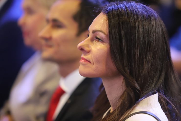 Tūrisma izstādē «Balttour 2026» tiek pasniegtas «GADA CILVĒKS TŪRISMĀ 2025» balvas. Foto: Rojs Maizītis 386090
