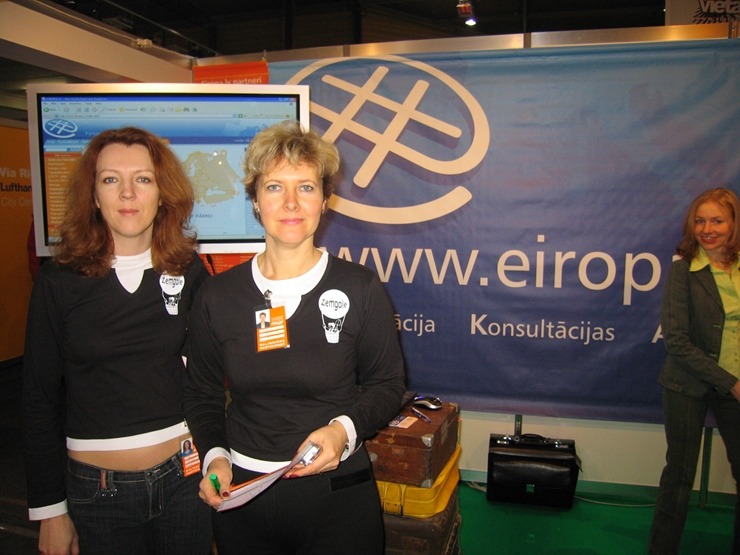 Vēsture: Travelnews.lv ar veco nosaukumu Eiropa.lv piedalās tūrisma izstādē «Balttour 2006» 386118