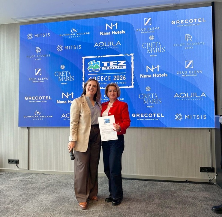 «Tez Tour Latvija» aicina Latvijas tūrisma firmas uz Grieķijas viesnīcu kontaktbiržu «Greece 2026» 386260