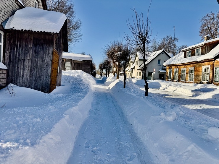 Kā dzīvo latgalieši Dagdā, kur šobrīd dziļākais sniegs Latvijā? - Krāslavas novads. Foto: Sintija Maļkeviča 386665