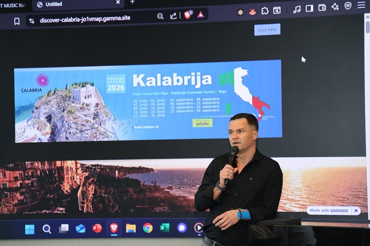 Tūroperators «Tez Tour Latvija» organizē tūrisma aģentūru kontaktbiržu ar Itālijas viesnīcām 386972