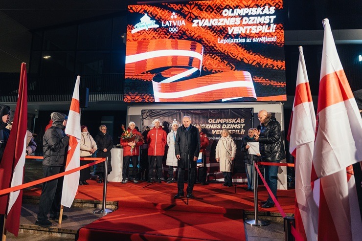 Ventspils ar lepnumu sagaida savus olimpiešus 387032