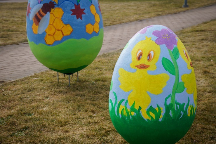 Aizkraukli rotā Lieldienu olu parāde 388473
