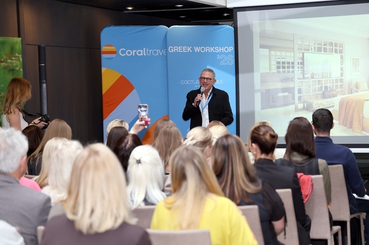 Tūroperators «Coral Travel Latvia» rīko Grieķijas «Roadshow 2026» info vakariņas Latvijas tūrisma firmām Vecrīgas «Pullman Riga Old Town» 388538